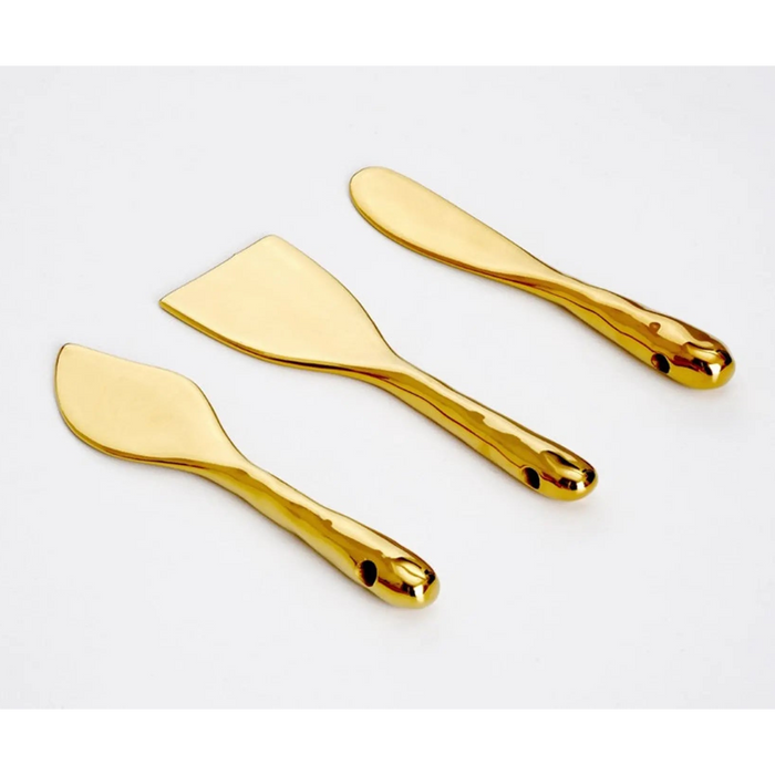 Naya Gold Cheese Knives Set