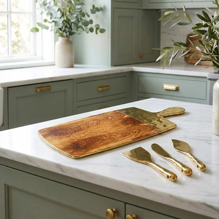 Naya Gold Cheese Knives Set