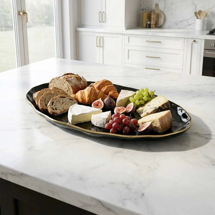Noir Oval Platter