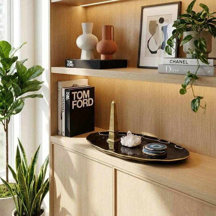 Noir Oval Platter