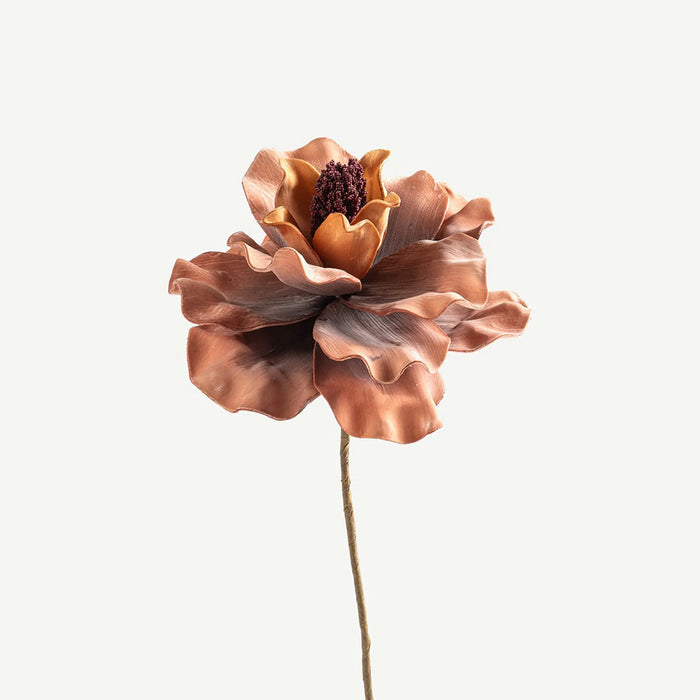 Buttercup Flower Stem -Coral