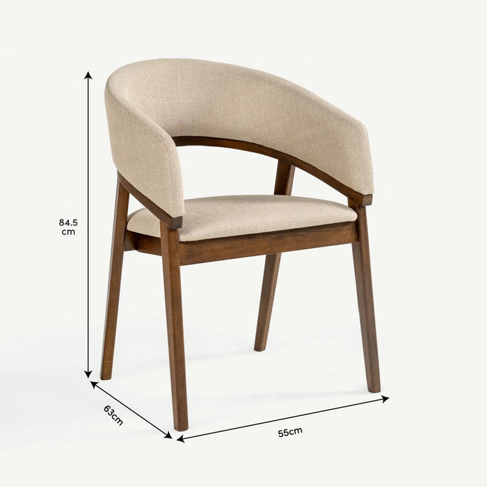 Cadre Dining Chair Beige