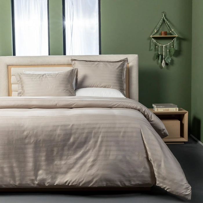 Caressa Duvet Cover Set 200x200cm - Ecru