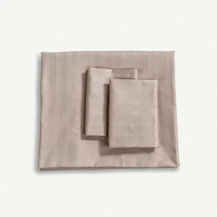 Caressa Duvet Cover Set 220x230cm - Ecru