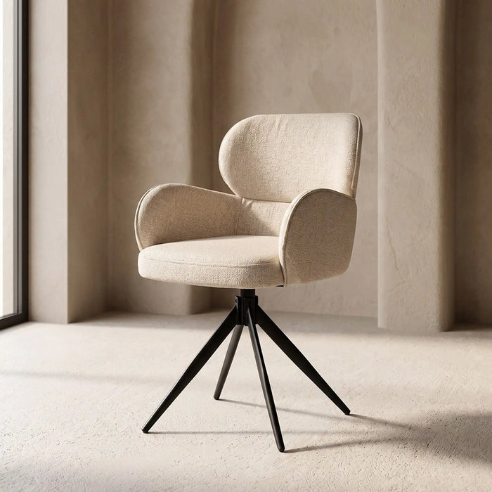 Comn Dining Arm Chair Beige