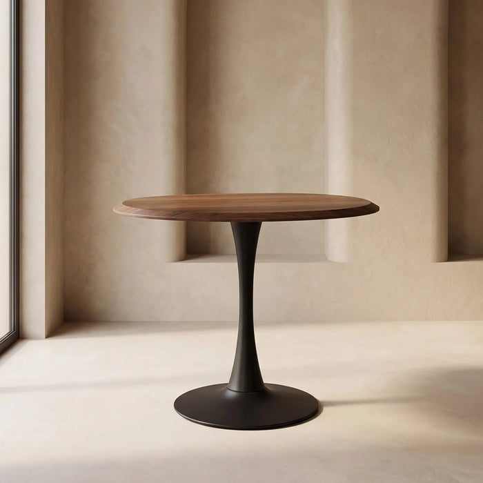 Cyrille 2 Seater Dining Table Walnut