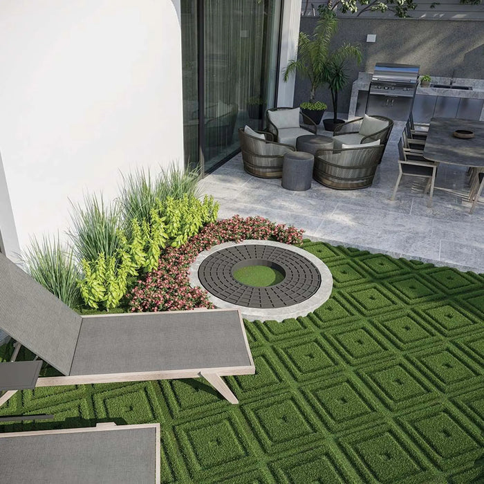 Eco Green 3D Grass - Diamond Design