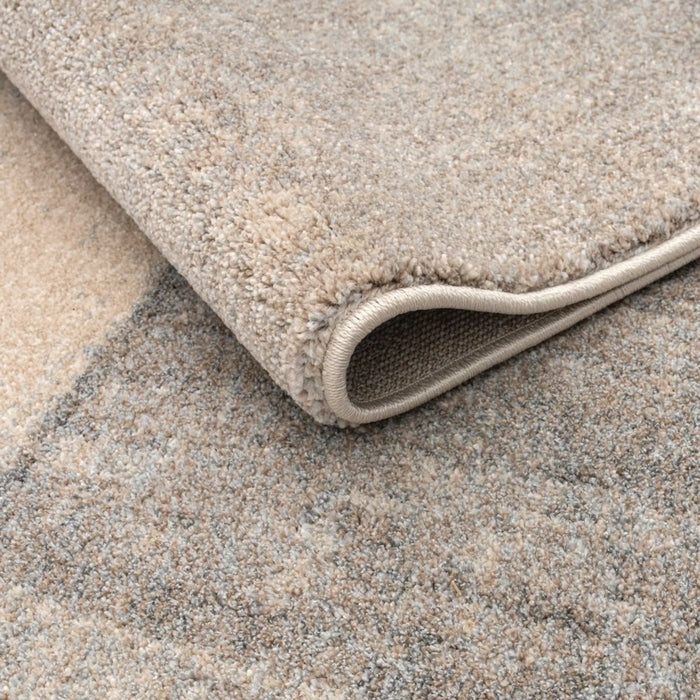 Sahara Modern Abstracts Rug | Washable Modern Rugs Style | Polypropylene + Polyester Area Rug Floor Covering | Indoor Carpet For Living Room Dining Bedroom 200X300cm-Brown-231200400576