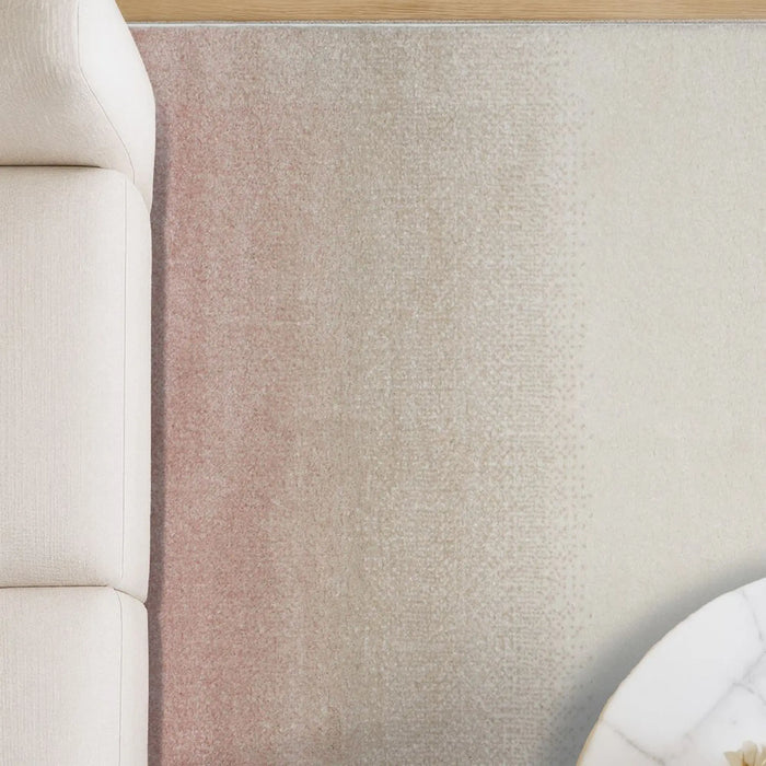 Sahara Modern Abstracts Rug | Washable Modern Rugs Style | Polypropylene + Polyester Area Rug Floor Covering | Indoor Carpet For Living Room Dining Bedroom 200X300cm-Pink