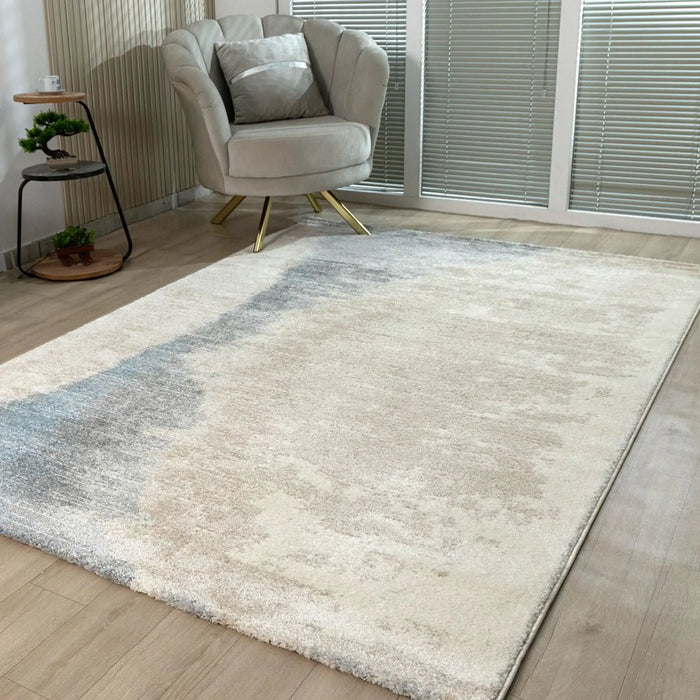 Sahara Modern Abstracts Rug | Washable Modern Rugs Style | Polypropylene + Polyester Area Rug Floor Covering | Indoor Carpet For Living Room Dining Bedroom 240X340cm