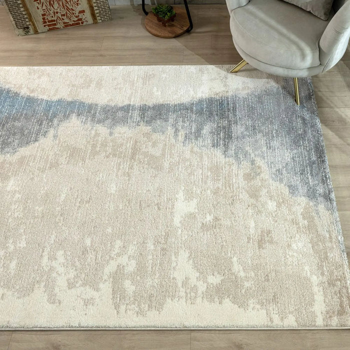 Sahara Modern Abstracts Rug | Washable Modern Rugs Style | Polypropylene + Polyester Area Rug Floor Covering | Indoor Carpet For Living Room Dining Bedroom 240X340cm