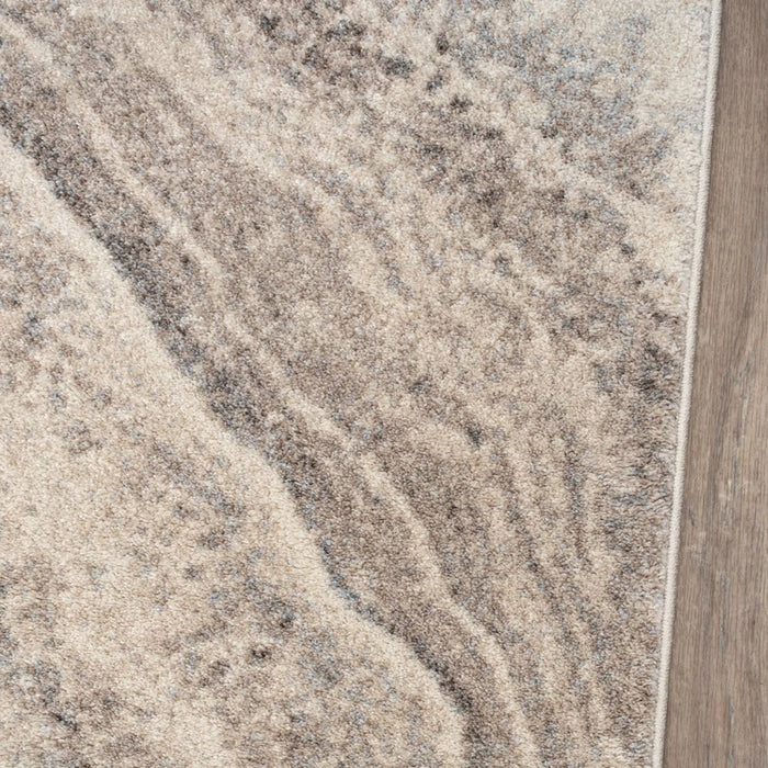Sahara Modern Abstracts Rug | Washable Modern Rugs Style | Polypropylene + Polyester Area Rug Floor Covering | Indoor Carpet For Living Room Dining Bedroom 240X340cm-Brown-231200400575