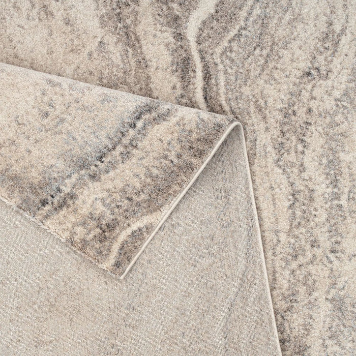Sahara Modern Abstracts Rug | Washable Modern Rugs Style | Polypropylene + Polyester Area Rug Floor Covering | Indoor Carpet For Living Room Dining Bedroom 240X340cm-Brown-231200400575