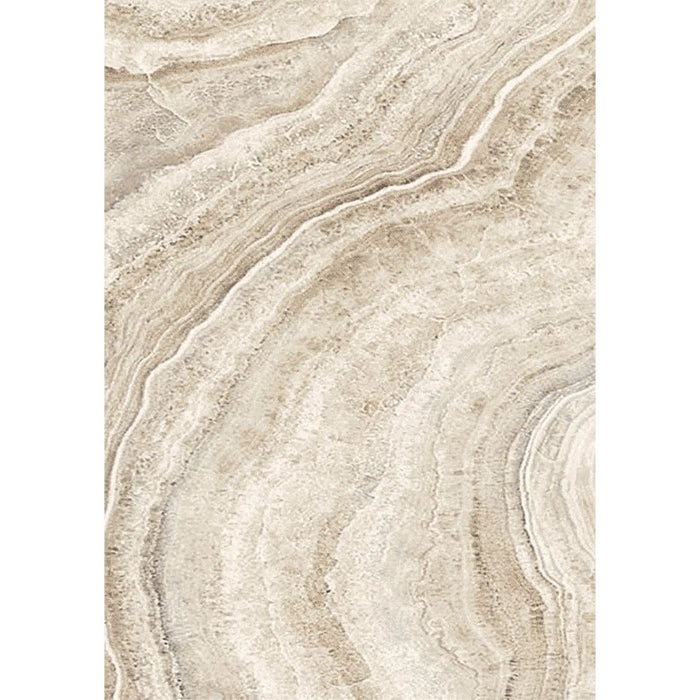Sahara Modern Abstracts Rug | Washable Modern Rugs Style | Polypropylene + Polyester Area Rug Floor Covering | Indoor Carpet For Living Room Dining Bedroom 240X340cm-Brown-231200400575