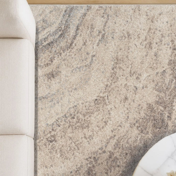Sahara Modern Abstracts Rug | Washable Modern Rugs Style | Polypropylene + Polyester Area Rug Floor Covering | Indoor Carpet For Living Room Dining Bedroom 240X340cm-Brown-231200400575
