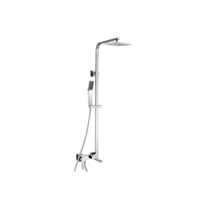 Milano Hope Bath Shower with Rod & Rain Shower Complete Set