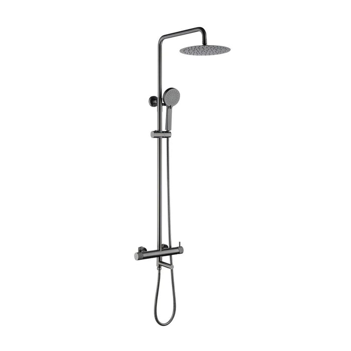 Milano Plus Ciro Rain Shower Column Set - Matt Grey