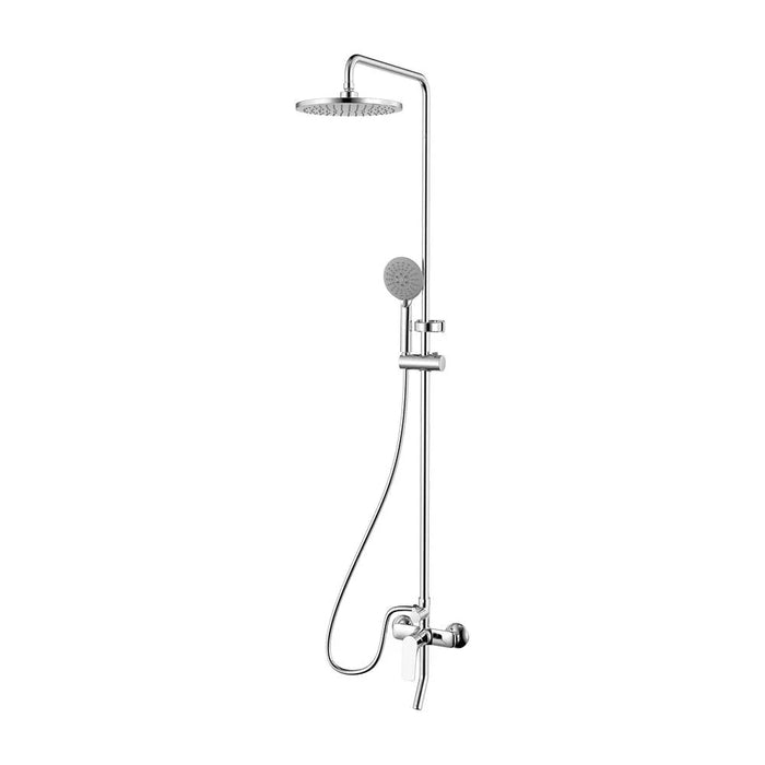 Milano Plus Brown Rain Shower Set Chrome