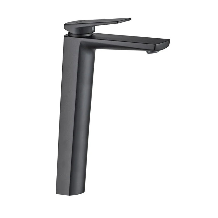Milano Luxe Yana Art Basin Mixer With Pop Up Waste Matt Black