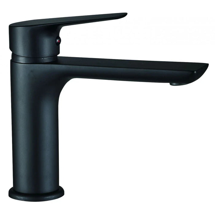 Milano Luxe Bayz Basin Mixer| Durable Brass Construction & Sleek Design for Stylish Washbasins | Black