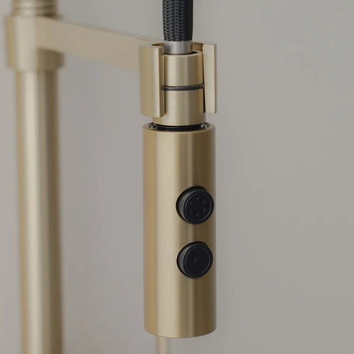 Milano Plus Pia Spring Pullout Sink Mixer Matt Gold-Made In China