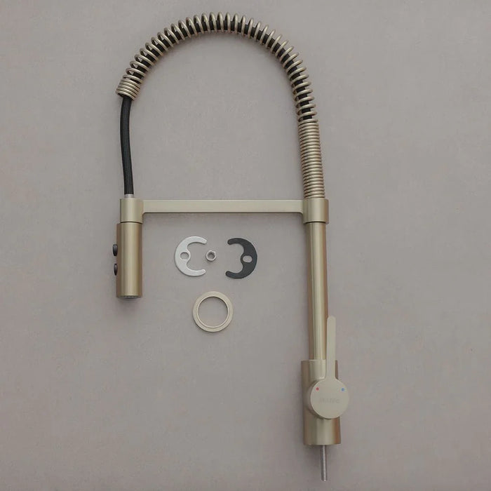 Milano Plus Pia Spring Pullout Sink Mixer Matt Gold-Made In China