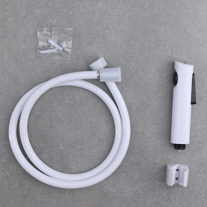 Milano Phantom Shattaf Set | White | Elegant Handheld Bidet Spray, Durable ABS Material, Comfortable Grip, Bathroom Hygiene | 3-Year Warranty
