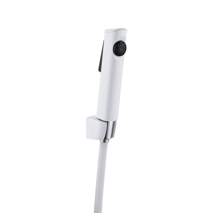 Milano Phantom Shattaf Set | Matt White | Stylish Handheld Bidet Spray, Matte Finish, Durable Bathroom Hygiene Accessory | 3-Year Warranty