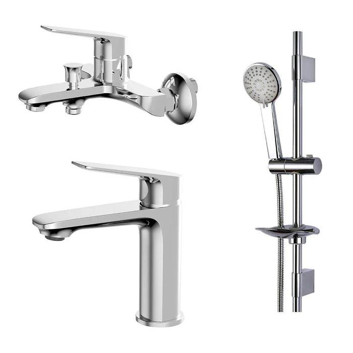 Milano Race Collection Basin & Shower MixerWith Shower Kit (3Pcs)