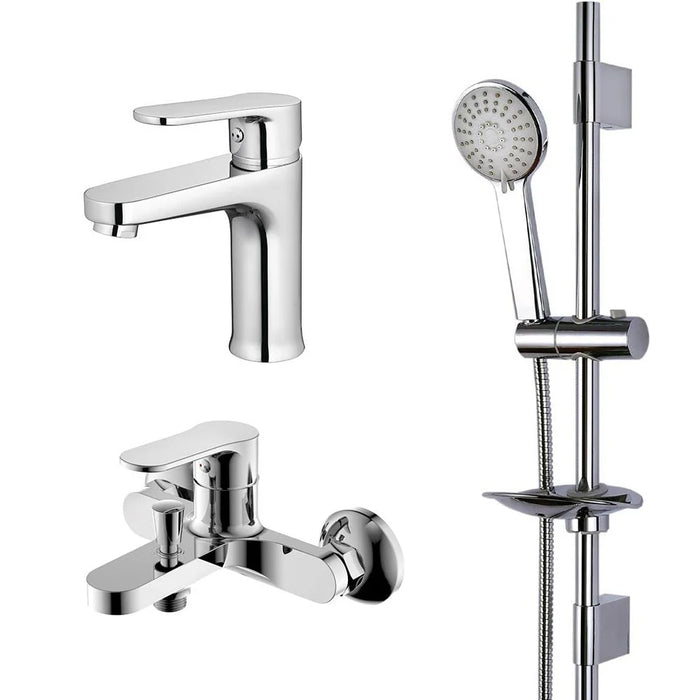 Milano Fira Collection Basin & Shower MixerWith Shower Kit (3Pcs)
