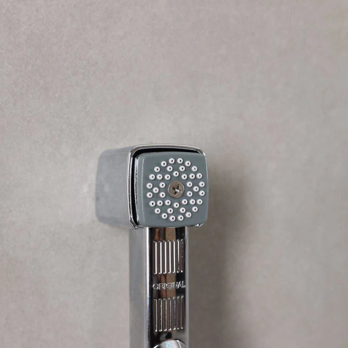 Milano Square Shattaf | Chrome | Sleek Handheld Bidet Spray, Modern Square Design, Durable Chrome Finish | 3-Year Warranty