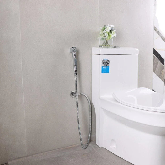 Milano Square Shattaf | Chrome | Sleek Handheld Bidet Spray, Modern Square Design, Durable Chrome Finish | 3-Year Warranty