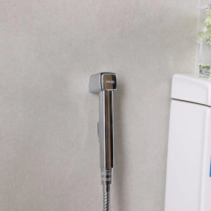 Milano Square Shattaf | Chrome | Sleek Handheld Bidet Spray, Modern Square Design, Durable Chrome Finish | 3-Year Warranty