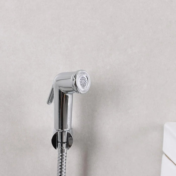 Milano Deluxe Shattaf Chrome With Angle Valve