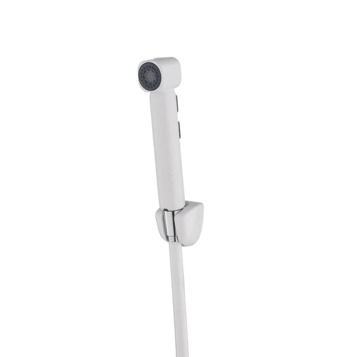 Milano Pelican Shattaf Set | White | Elegant Handheld Bidet Spray, ABS Material, Comfortable Grip, Bathroom Hygiene Solution | 3-Year Warranty