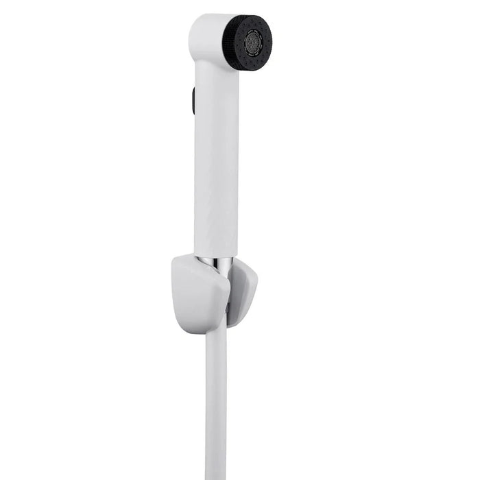 Milano Hana Shattaf Set | White | Modern Handheld Bidet Spray, Durable ABS Material, Sleek Bathroom Hygiene Solution | 3-Year Warranty
