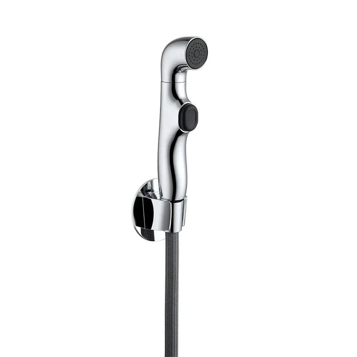 Milano Plus Telephone Shattaf Set | Chrome | Classic Handheld Bidet Spray, Durable Chrome Finish, Stylish Bathroom Accessory | 3-Year Warranty