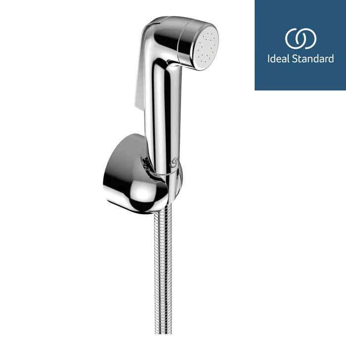 IdealSpray Shattaf | Chrome | Compact Handheld Bidet Spray, Durable Chrome Finish, Modern Bathroom Hygiene Solution | 1-Year Warranty