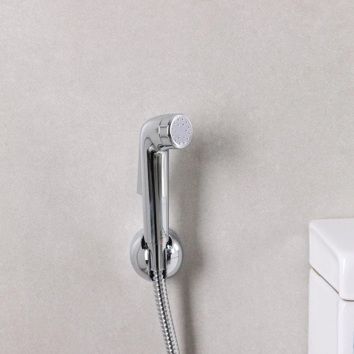 IdealSpray Shattaf | Chrome | Compact Handheld Bidet Spray, Durable Chrome Finish, Modern Bathroom Hygiene Solution | 1-Year Warranty