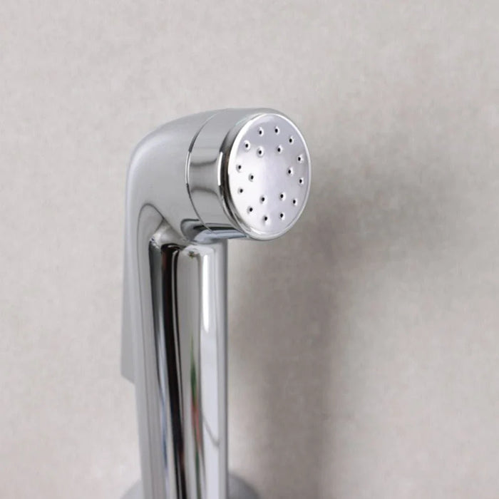 IdealSpray Shattaf | Chrome | Compact Handheld Bidet Spray, Durable Chrome Finish, Modern Bathroom Hygiene Solution | 1-Year Warranty