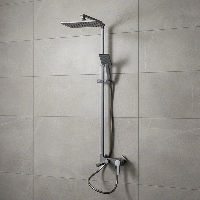 Milano Hope Rain Shower Column - Complete Gun Metal