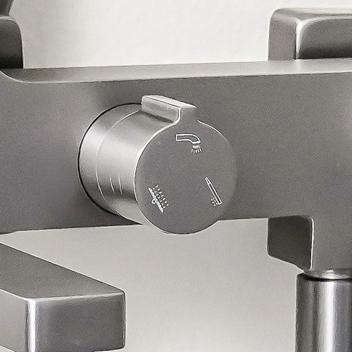 Milano Hope Rain Shower Column - Complete Gun Metal