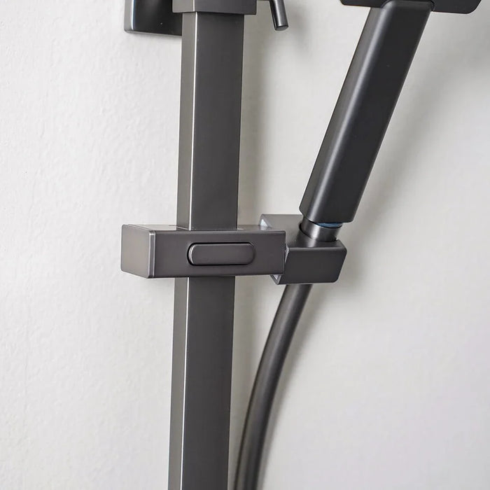 Milano Hope Rain Shower Column - Complete Gun Metal