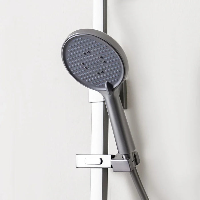 Milano Charming Rain Shower 3 Function Sq. Column-Complete Set Matt Black