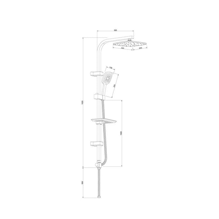 Milano Arya Shower Column-Made In China
