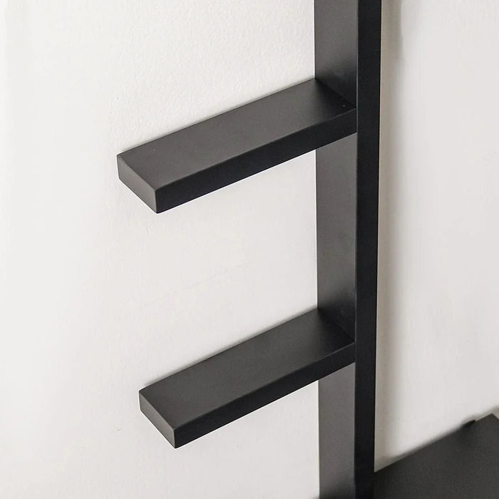 Milano Alfa Shower Panel-All Black