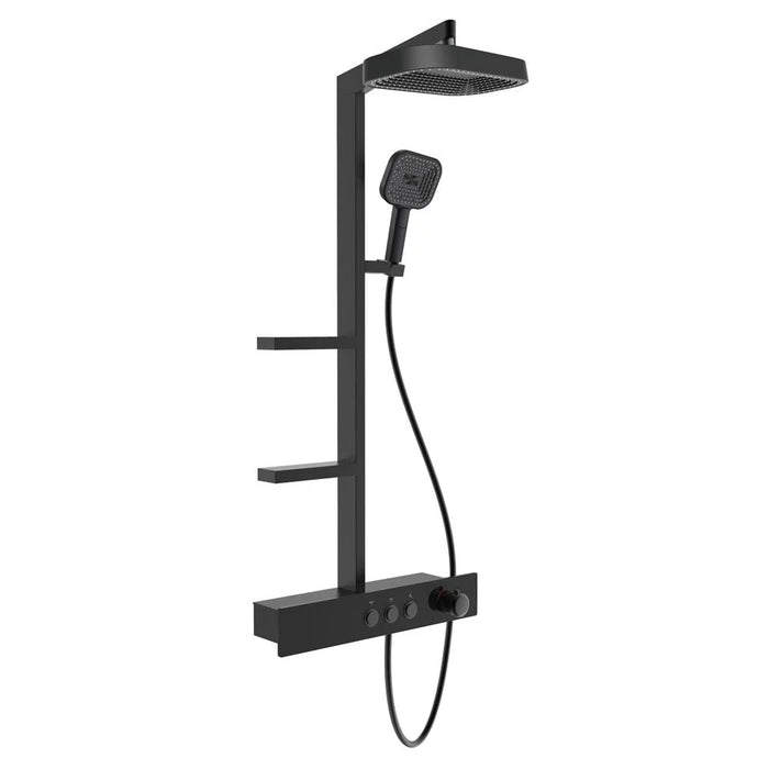 Milano Alfa Shower Panel-All Black