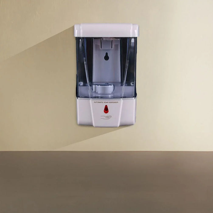 Milano Wall-Mounted Liquid Soap Dispenser| Modern Refillable Soap Pump for Bathroom & Kitchen | Durable ABS Material, Sleek Design, Easy Use & Hygienic SolutionÊ| White