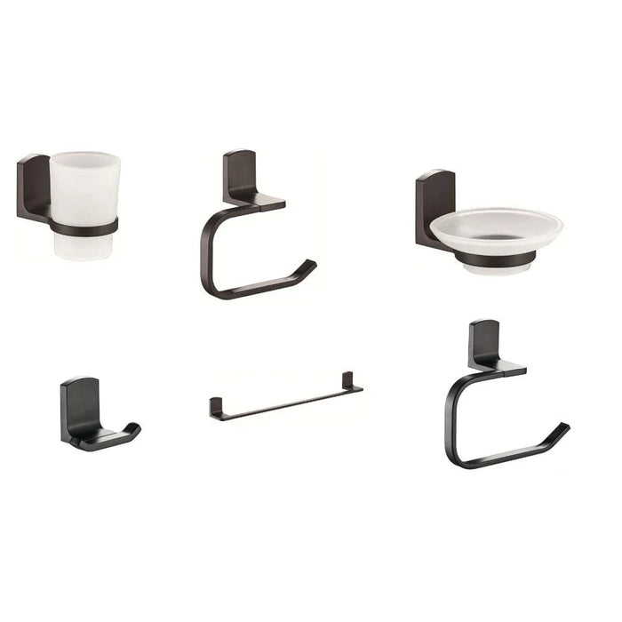 Milano Picasso Bathroom Blk -6 Pc Gift Set