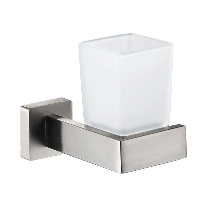 Milano Mariz Bathroom Accessories 6 Pcs Gift Set Brushed Nickel